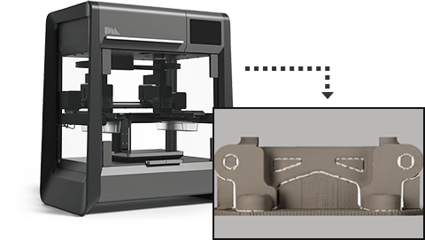 3Dプリンターで造形