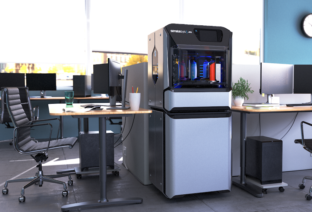Stratasys J55をオフィスに設置した様子